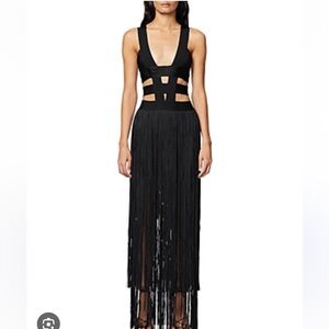 Herve Leger Black Cocktail Dress